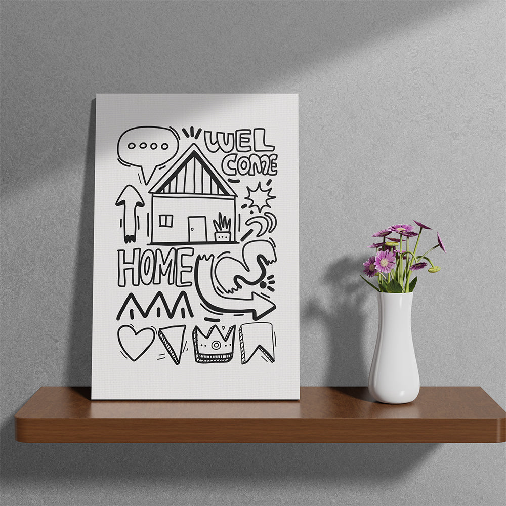 Welcome Home Canvas
