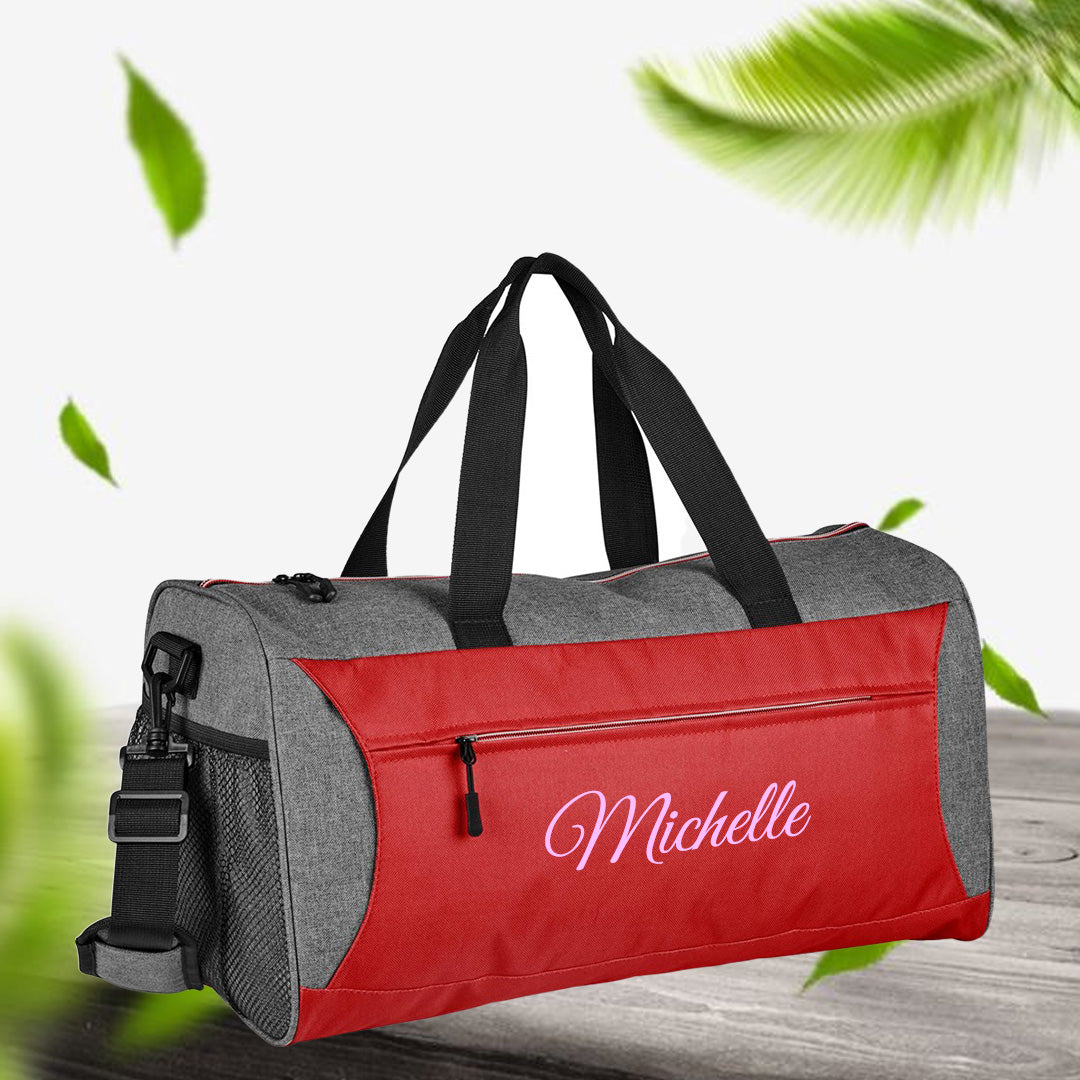 Horizon Sports Bag - Name (Lilac)
