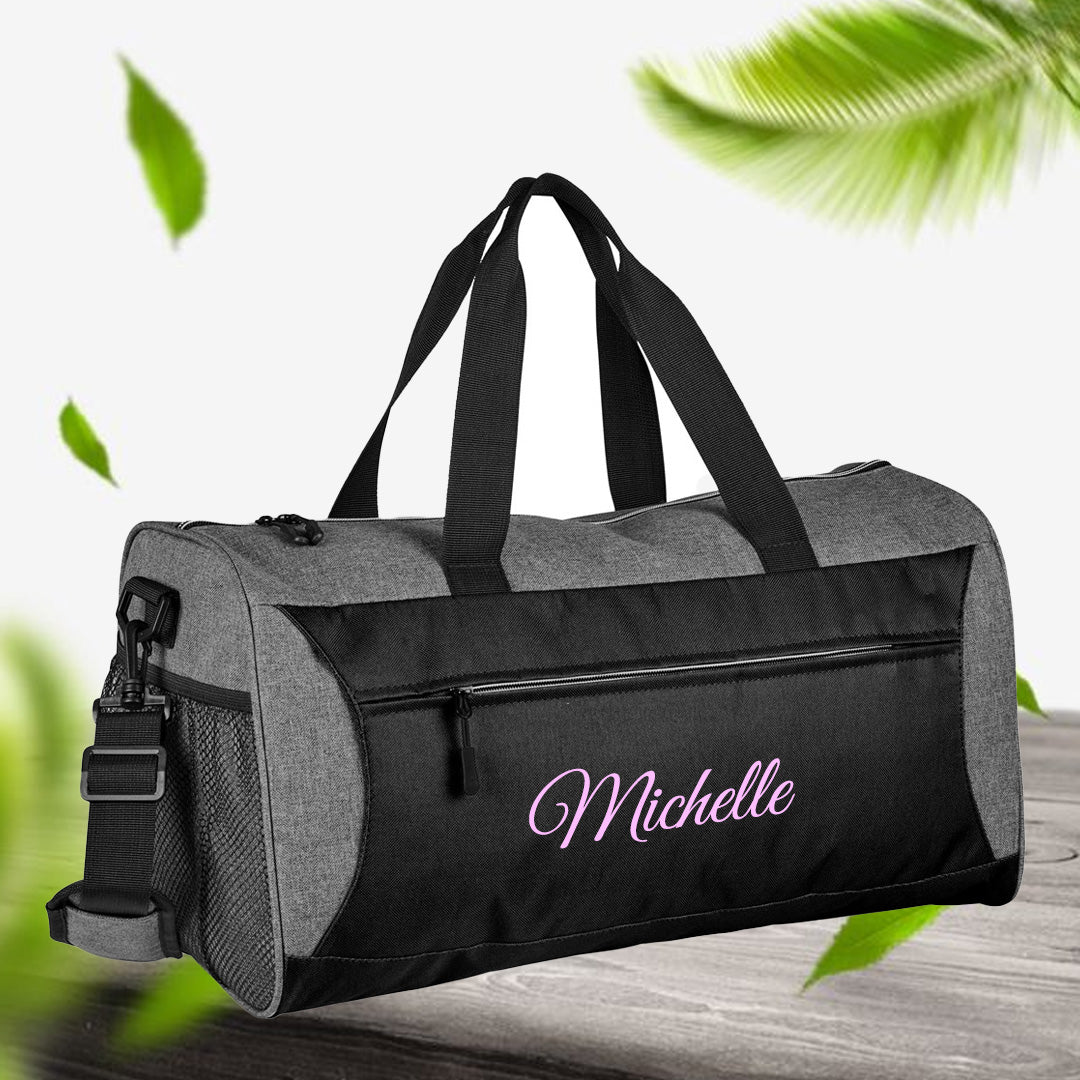 Horizon Sports Bag - Name (Lilac)