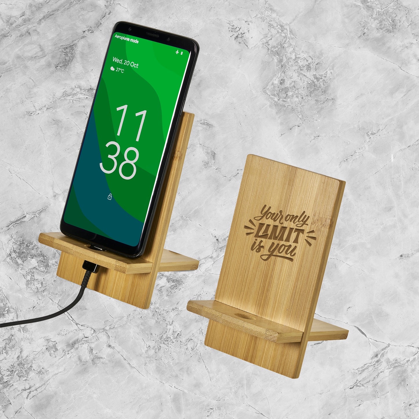 Okina Bamboo Phone Stand - Limit