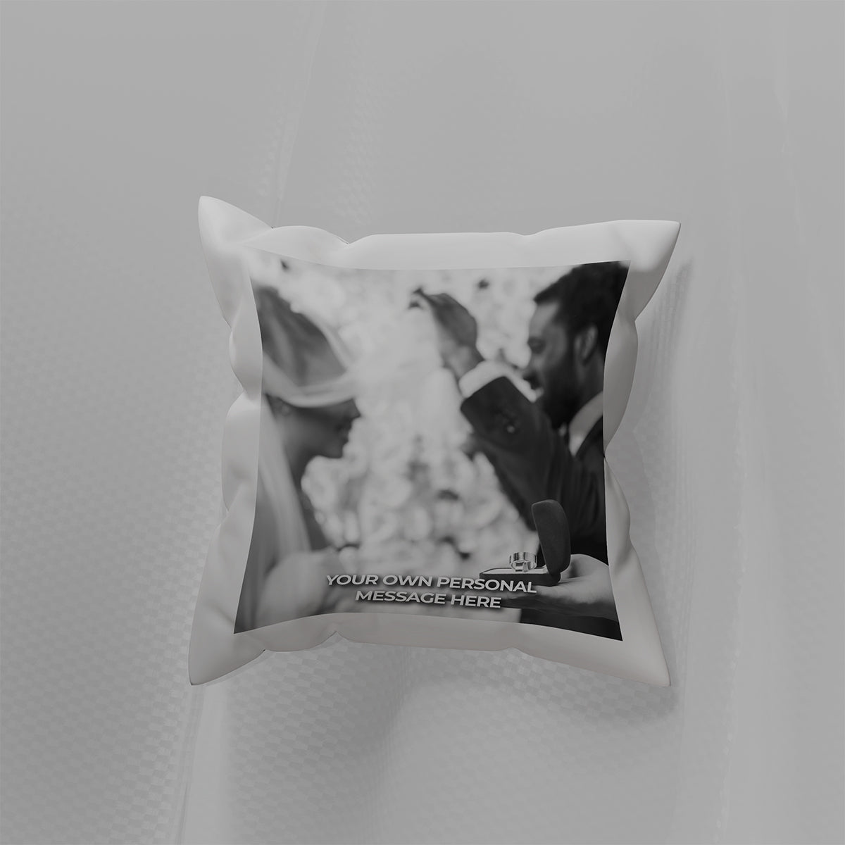 Personalised Wedding Photo Scatter Cushion