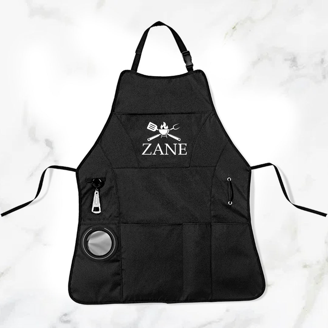 Grill Master 3-Piece Braai Apron Set - Name