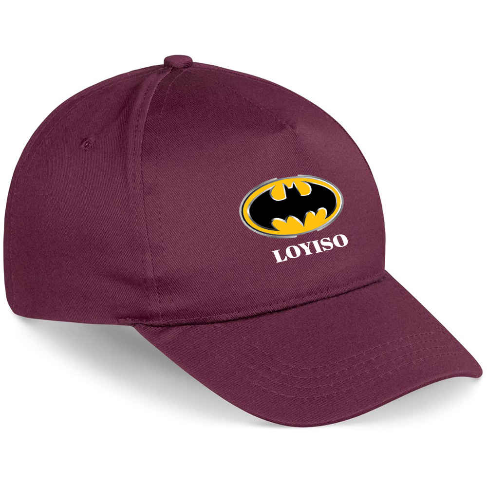 Kids Batman - Personalized Name Cap