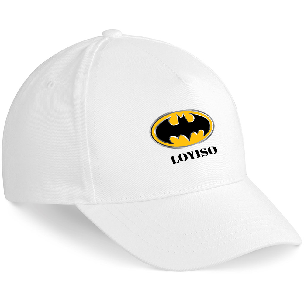 Kids Batman - Personalized Name Cap