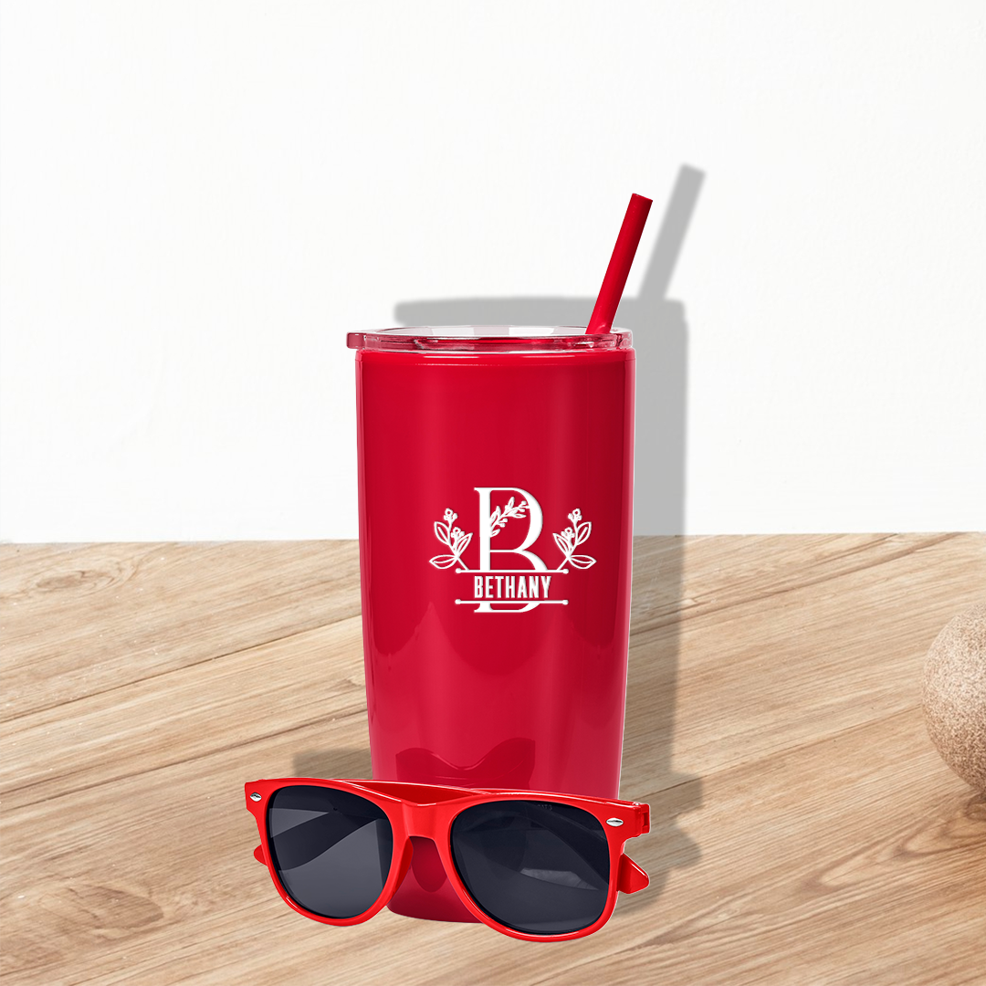 Summer Essentials Set - Name + Initial