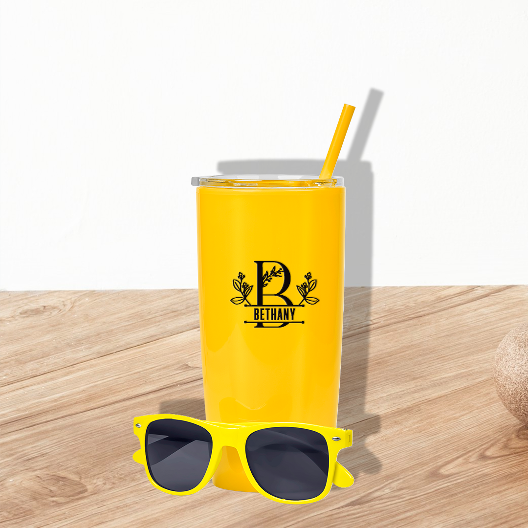 Summer Essentials Set - Name + Initial