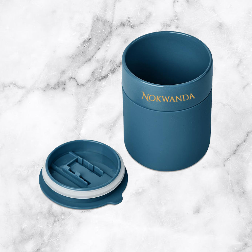 BrewMuse Ceramic Coffee Tumbler