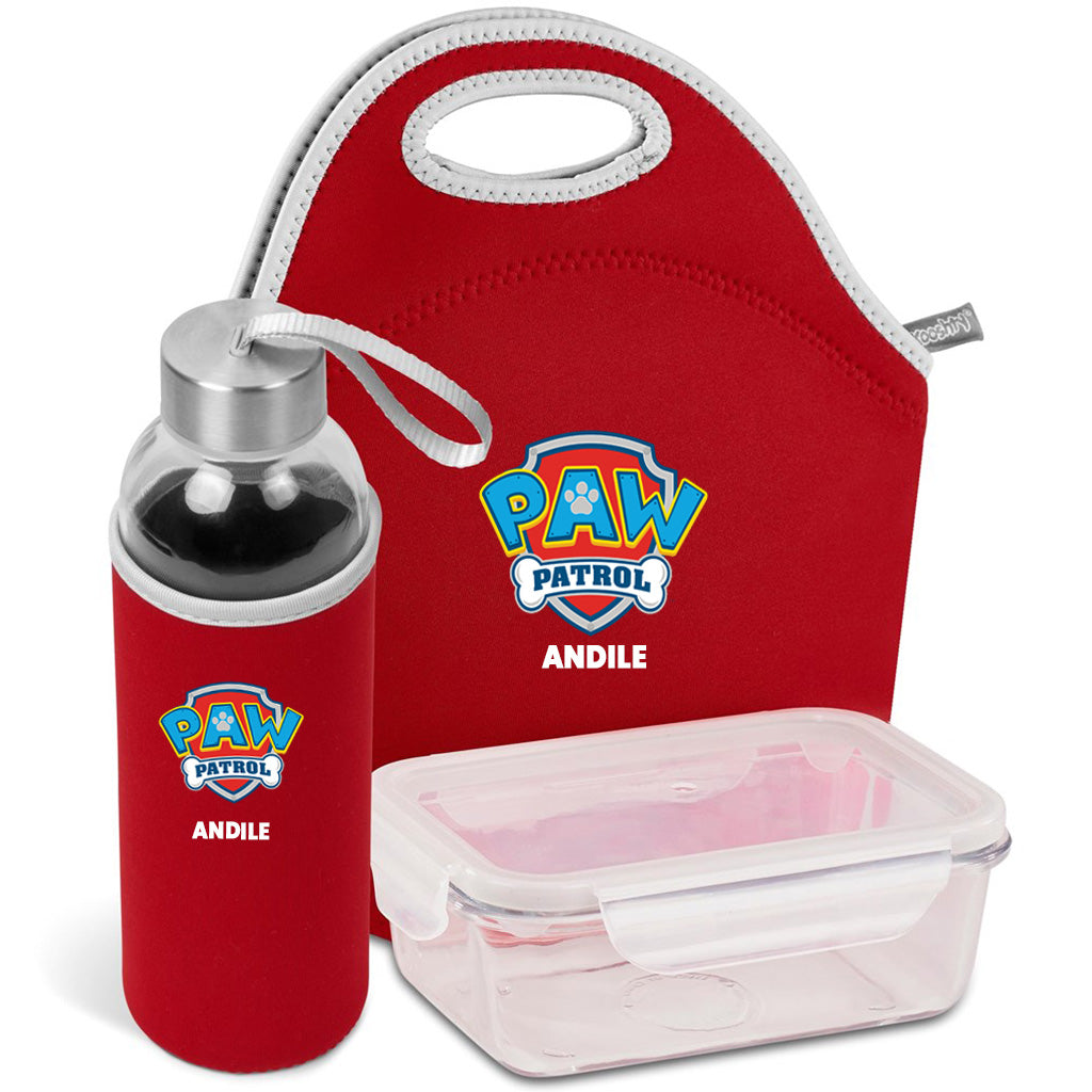 Kids Personalized Name Paw Patrol Refreshment Kit