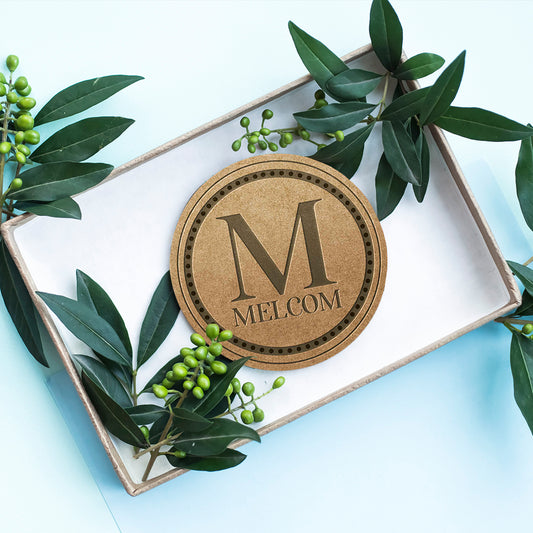 Personalised Coaster Initial & Name