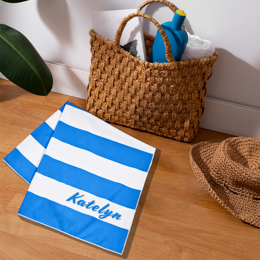 Compact Microfibre Beach Towel - Katelyn