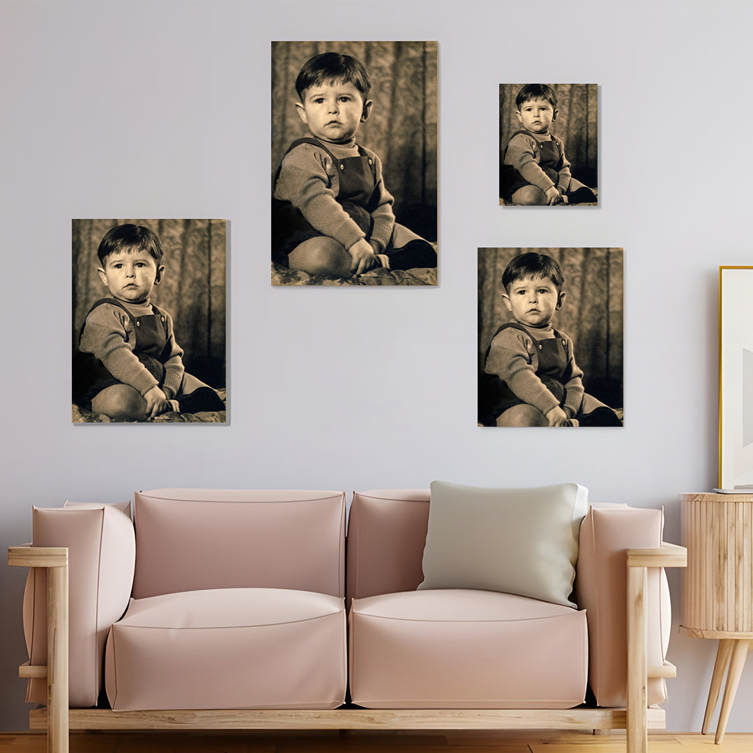 Personalised Vintage Color Canvas