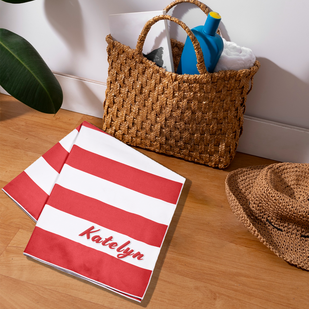 Compact Microfibre Beach Towel - Katelyn