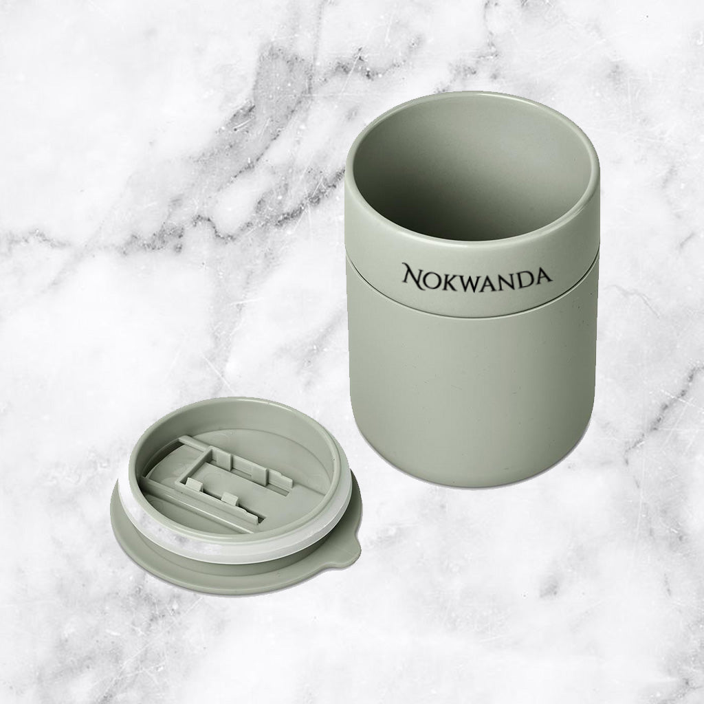 BrewMuse Ceramic Coffee Tumbler
