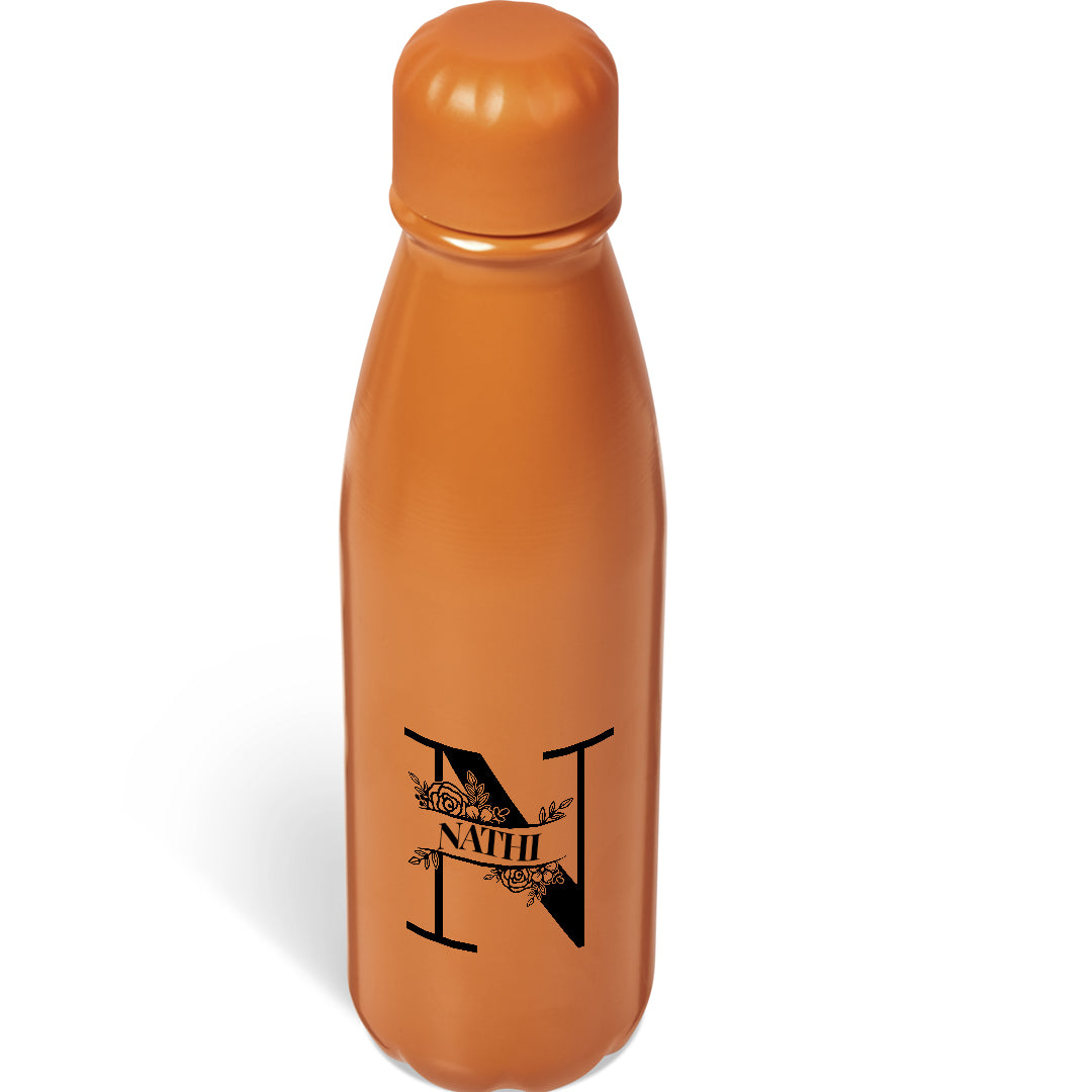 Personalized All Style Water Bottle Initial