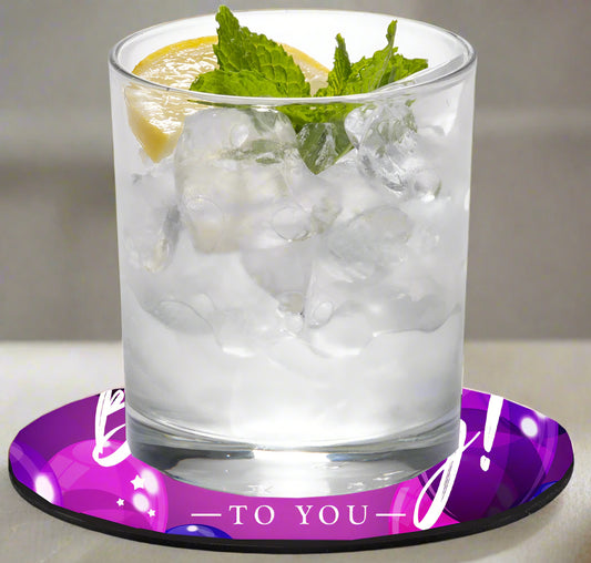 Birthday Celebration Coaster Set