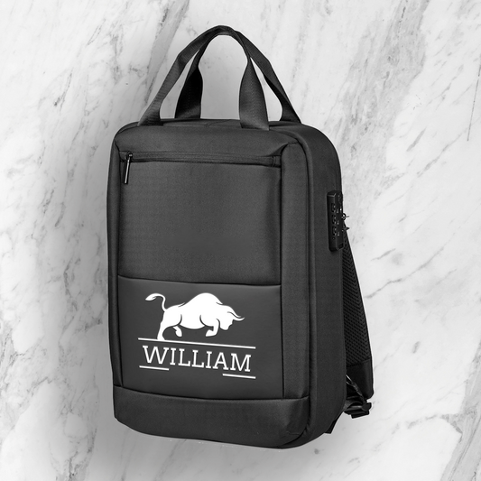 Elite Luxe Laptop Backpack - Art + Name