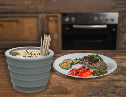 Elegance Toothpick Holder & Dispenser - Live Every Moment