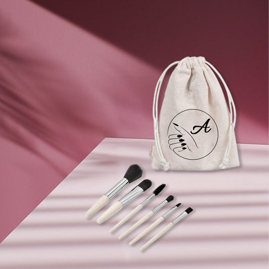 Glamour Makeup Brushes - Hand Art + Name