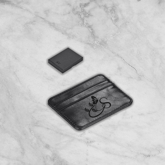 Coleridge SlimSecure Card Wallet - Artistic Initial