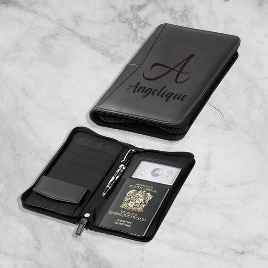 Personalised Vettro Travel Wallet - Name