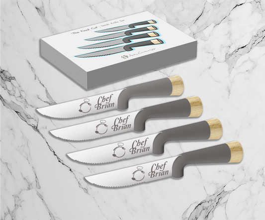 EdgeFour Steak Knife Set - Chef Brian