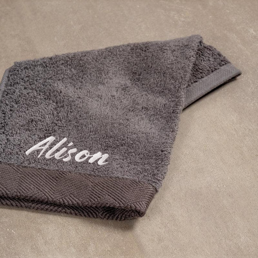 EvoLoom Luxe Collection Zero Twist Face Cloth - Name