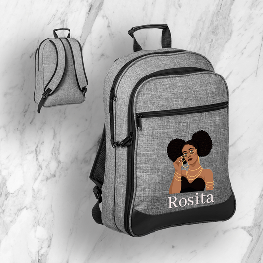 Fortura Laptop Backpack - Art + Name