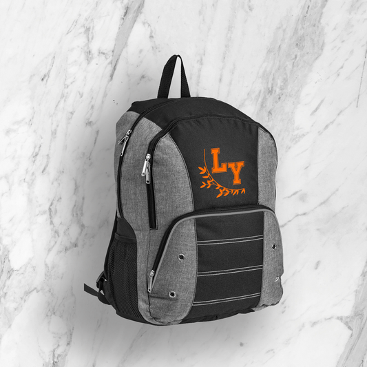 Zenith Laptop Backpack - leafy Initials
