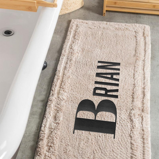 Soft Cotton Rug- Name ONLY