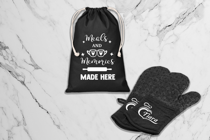Heat Comfort Oven Glove Pair - Art + Name