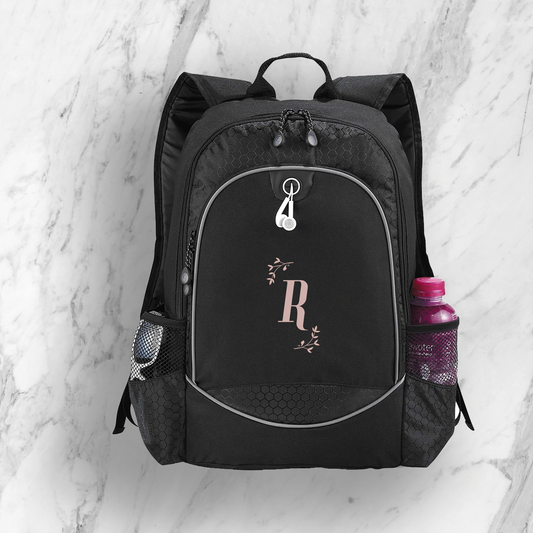 Vetra Backpack - Leafy Initial