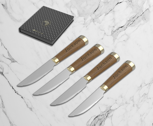 DuskEdge Steak Knife Set - Name Only