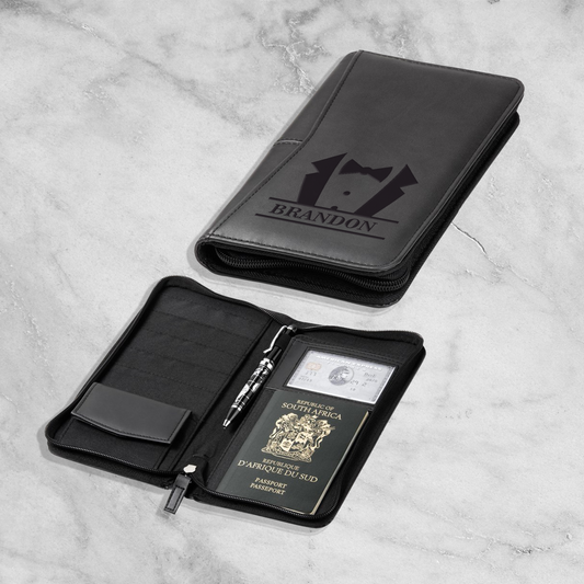 Personalised Vettro Travel Wallet - Name