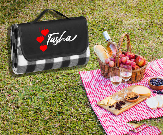 Brook & Breeze Picnic Blanket - Name + Love