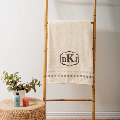 Personalised Initials XXL Bath Sheet