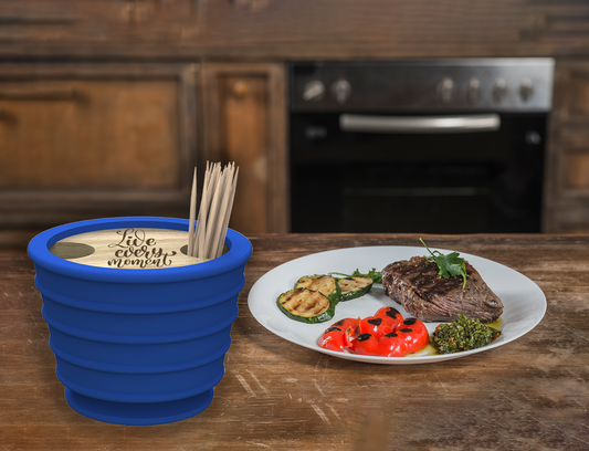 Elegance Toothpick Holder & Dispenser - Live Every Moment