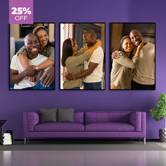 Trio Photo Canvas