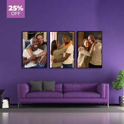 Trio Photo Canvas