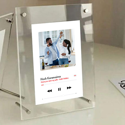 Personalised Acrylic Photo Frame - Our Jam