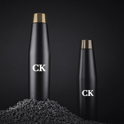 Solis Thermal Stainless Steel Vacuum Water Bottle - Initials