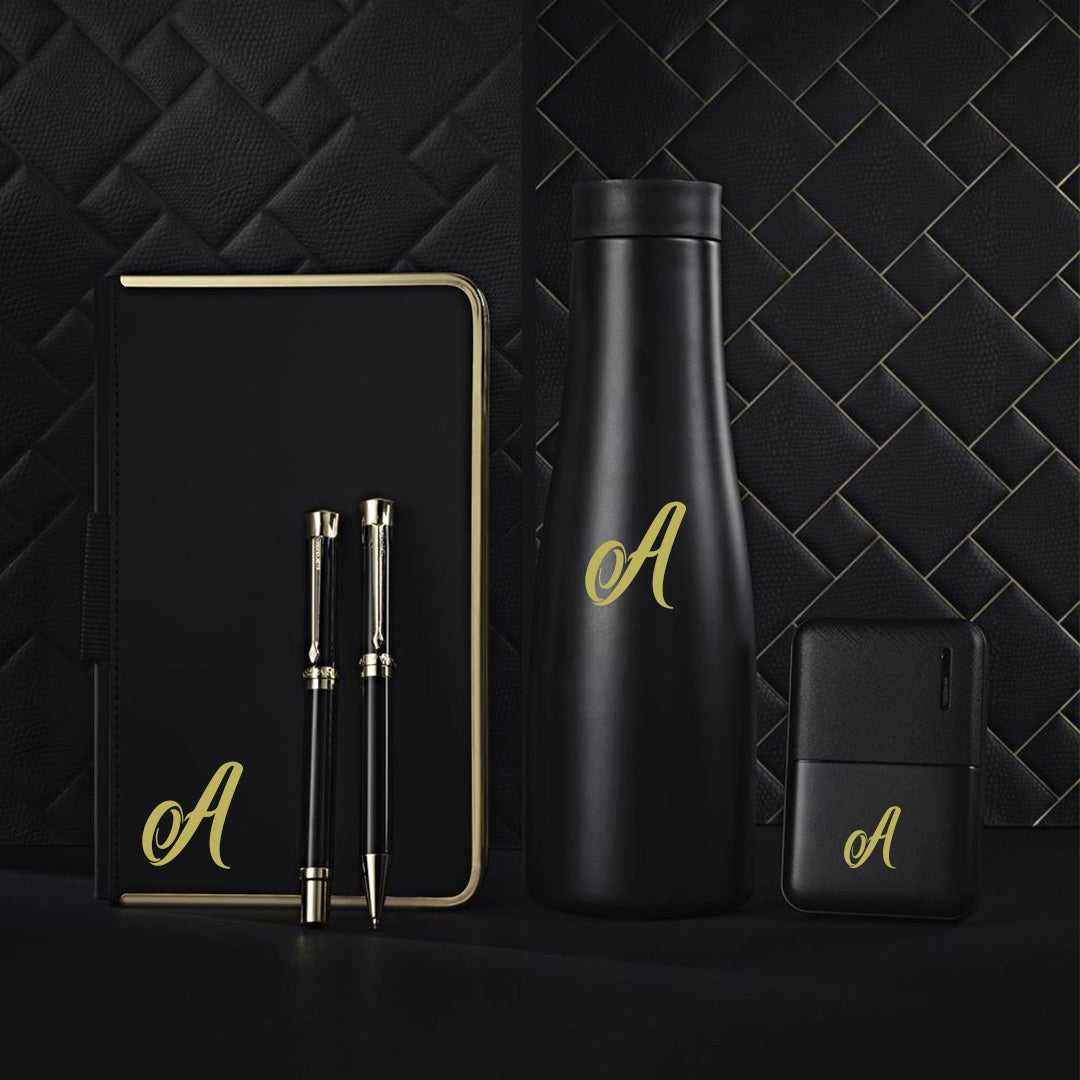 Opulence Gift Set - Cursive Initial