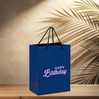 Glow Mini Paper Gift Bag - Happy Birthday 1