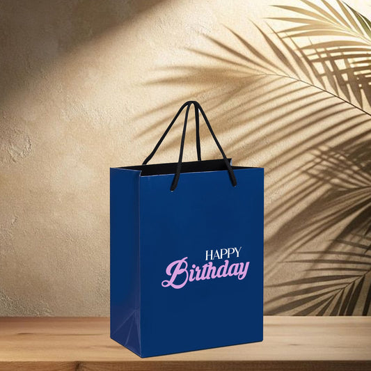 Glow Mini Paper Gift Bag - Happy Birthday 1