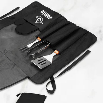 Personalised Flame Grill & Chill Braai Set