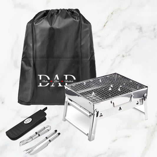 Personalised Dad EmberEdge Braai Set