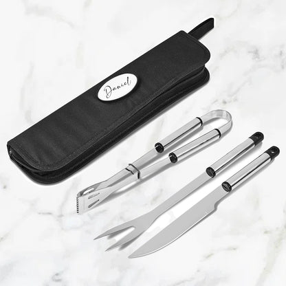Personalised EmberEdge Braai Set - Name ONLY