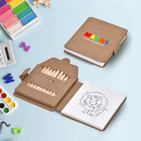Kids Book Colouring Set - Unisex