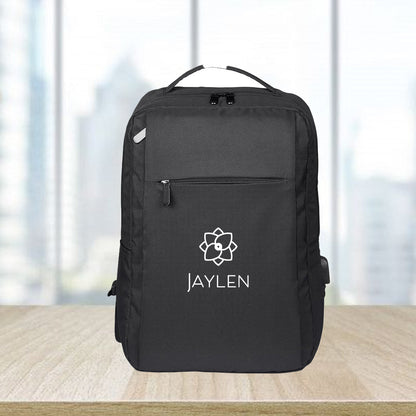 Reverta Recycled Laptop Backpack - Flower + Name