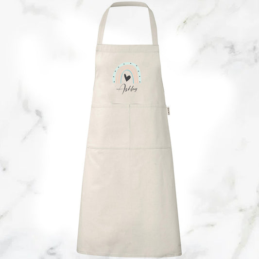 Pure Cotton Apron - Heart + Name