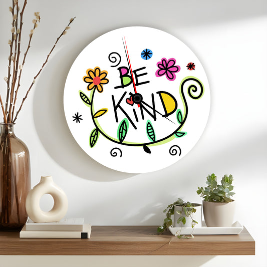 Wall Clock - Be kind